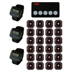 Комплект вызова официанта гостем и поваром iBells-52