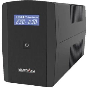 Импульс JS10102 600Вт 1000ВА черный (JS10102) Источник бесперебойного питания