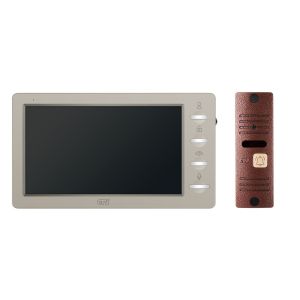 CTV-DP3702 Gamma (бежевый + бронза) Комплект видеодомофона