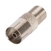 EC-CC-F-PAL-FM-MT-100 (100 шт) Адаптер для коаксиальных кабелей, F-тип-PAL-female