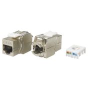 KJ8-8P8C-C6-180-TLS-SH-F-WH Вставка Keystone Jack RJ-45