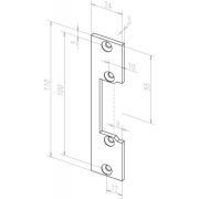 Eff-Eff (106 35) Планка, плоская, короткая