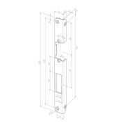 Eff-Eff 05135-04 лицевая панель левая Планка, угловая, длинная левая