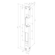Eff-Eff 05135-05 лицевая панель правая Планка, угловая, длинная правая