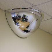 D=800х360 (1/2) Зеркало купольное потолочное