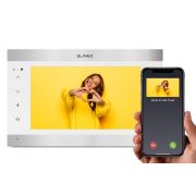 SL-10N Cloud (Silver+White) Монитор домофона цветной с функцией «свободные руки»