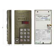 БВД-SM101T Вызывная панель аудиодомофона