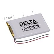 Delta LP-502035 Аккумулятор литий-полимерный призматический