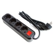 SP4B-350 Сетевой фильтр 4 розетки, 5м черный