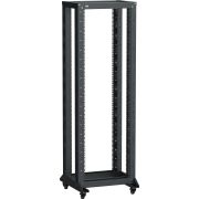 LF05-20U66-2RM Стойка 2-рамная на рол. 20U 600х600мм черная