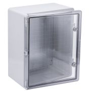 Корпус пластиковый навесной ЩМПп 500х400х240 прозрачная дверь УХЛ1 IP65 с монтажной платой (MKP92-N-504024-65) Корпус пластиковый прозрачная дверь