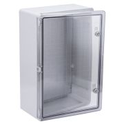 Корпус пластиковый навесной ЩМПп 600х400х200 прозрачная дверь УХЛ1 IP65 с монтажной платой (MKP92-N-604020-65) Корпус пластиковый прозрачная дверь