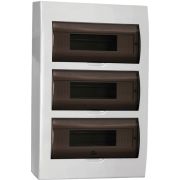 Корпус пластиковый навесной GENERICA ЩРН-П-36 черная прозрачная дверь IP41 (MKP12-N-36-41-G) Корпус пластиковый