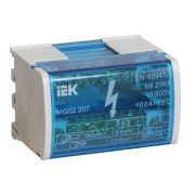 Шины на DIN-рейку в корпусе (кросс-модуль) ШНК 2х7 L+PEN (YND10-2-07-100) Шина на DIN-рейку в корпусе