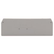 WAGO 280-314 торцевая и промежуточная пластина, серая Торцевая и промежуточная пластина