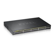 GS2220-50HP-EU0101F Коммутатор гибридный L2 PoE+ rack 19