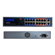KN-SW1602POE+ Коммутатор с питанием по PoE