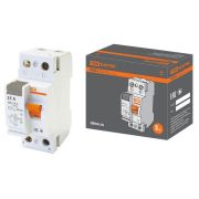 УЗО ВД63 2Р 25А 30мА, электронное (SQ0220-0002) Выключатель дифференциального тока (УЗО)