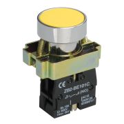 Кнопка LAY5-BA51 без подсветки желтая 1з (BBT60-BA-K05) Кнопка без подсветки