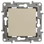 ETIKA переключатель 1-клавишный, скрытой установки, слоновая кость (672305) Переключатель