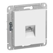 AtlasDesign розетка RJ45, кат. 5Е, 1-местная, скрытой установки, механизм, белый (ATN000183) Розетка компьютерная