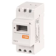 ТЭ15-1мин/7дн-16on/off-16А-DIN TDM (SQ1503-0005) Таймер электронный