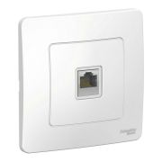 BLANCA розетка RJ45 1-местная, кат. 5Е, скрытой установки, белый (BLNIS045001) Розетка компьютерная