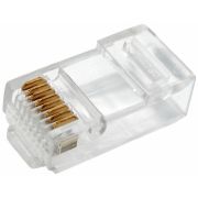 Разъем RJ-45(8P8C) под витую пару, UTP, CAT 6 REXANT (05-1031-4) Разъем RJ-45