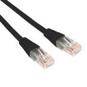 Патч-корд U/UTP CAT 6, RJ45-RJ45, 26AWG, LSZH, черный, 2м REXANT (02-0292-2) Патч-корд UTP