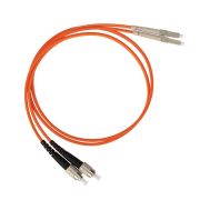 Патч-корд оптический переходной (MM), 50/125 (OM2), LC/UPC-FC/UPC, (Duplex), LSZH, 1м (50-3267) Патч-корд оптический