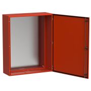 Корпус металлический TITAN 5 ЩМП-100.80.30 1000х800х300 УХЛ1 IP66 RAL3020 красный с монтажной платой (TI5-13-N-100-080-030-66) Корпус металлический с монтажной платой