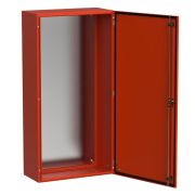 Корпус металлический TITAN 5 ЩМП-120.60.30 1200х600х300 УХЛ1 IP66 RAL3020 красный с монтажной платой (TI5-13-N-120-060-030-66) Корпус металлический с монтажной платой
