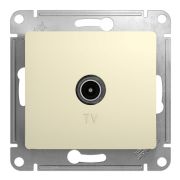 Glossa розетка TV антенна коннектор, 1-местная, скрытой установки, механизм, бежевый (GSL000293) Розетка TV антенна