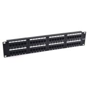 Патч-панель 19«, 48хRJ-45, UTP, Cat.5e, 2U (10-0405) Патч-панель 19»