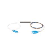 NMF-SPP1X2A1-SCU-M Сплиттер планарный 1х2, 9/125мкм, SC/UPC, 0.9 мм