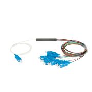 NMF-SPP1X8A1-SCU-M Сплиттер планарный 1х8, 9/125мкм, SC/UPC, 0.9 мм