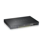 Коммутатор ZYXEL NebulaFlex Pro GS2220-28HP Hybrid L2 PoE+ switch , rack 19 