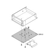 Пластина для монтажа источников питания в корпусе на DIN-рейку