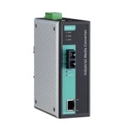 Медиаконвертер Ethernet 10/100BaseTX в 100BaseFX (одномодовое оптоволокно) в металлическом корпусе MOXA