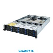 Платформа Gigabyte 2U R282-Z90, До двух процессоров AMD EPYC 7003, DDR4, 8x3,5«/2,5» SATA/SAS, 4x3.5