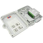 Коробка распределительная оптическая SNR-FTTH-FDB-24X (укомплектованная 2 делителями 1х8)