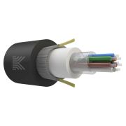 Дроп-кабель круглый, с центральной трубкой, усилен стеклонитями, 8 волокон, SM 9/125, G.657.A1, полиэтилен, 1 кН