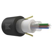 Дроп-кабель круглый, с центральной трубкой, усилен стеклонитями, 4 волокна, SM 9/125, G.657.A1, полиэтилен, 1 кН