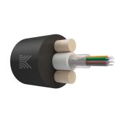 Дроп-кабель круглый, с центральной трубкой, усилен стеклопрутками, 8 волокон, SM 9/125, G.657.A1, полиэтилен, 3 кН