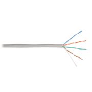 Кабель NIKOLAN U/UTP 4 пары, Кат.5e (Класс D), тест по ISO/IEC, 100МГц, одножильный, BC (чистая медь), 24AWG (0,50мм), внутренний, PVC нг(А), серый, 3