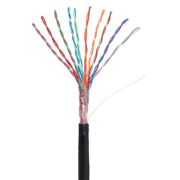Кабель NETLAN U/UTP 10 пар, Кат.5 (Класс D), 100МГц, одножильный, BC (чистая медь), внешний, PE до -40C, черный, 305м