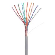 Кабель NETLAN U/UTP 10 пар, Кат.5 (Класс D), 100МГц, одножильный, BC (чистая медь), внутренний, PVC нг(B), серый, 305м