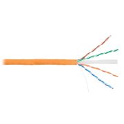 Кабель NIKOLAN U/UTP 4 пары, Кат.6 (Класс E), тест по ISO/IEC, 250МГц, одножильный, BC (чистая медь), 24AWG (0,53мм), внутренний, LSZH нг(А)-HFLTx