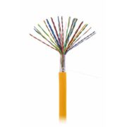 Кабель NETLAN U/UTP 25 пар, Кат.5 (Класс D), 100МГц, одножильный, BC (чистая медь), внутренний, LSZH нг(B)-HF, оранжевый, 305м