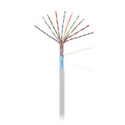 Кабель NETLAN F/UTP 10 пар, Кат.5 (Класс D), 100МГц, одножильный, BC (чистая медь), внутренний, PVC нг(B), серый, 305м